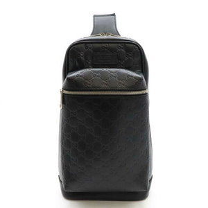 Gucci Guccissima Crossbody Black Leather